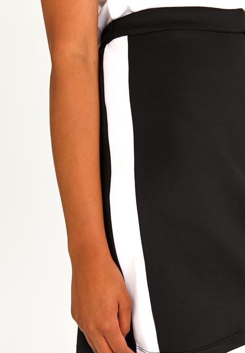 STYLE REPUBLIC - Sports Luxe Mini Skirt Black