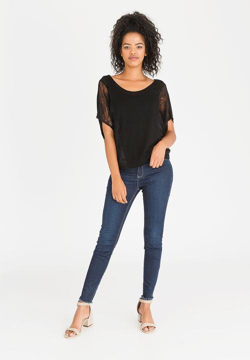 edit - Loose Fitting Top Black