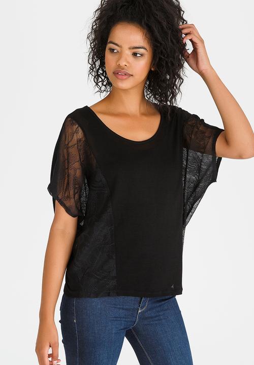edit - Loose Fitting Top Black