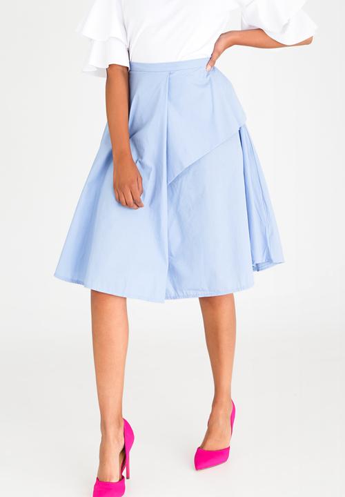 STYLE REPUBLIC - Fit and Flare Skirt Pale Blue