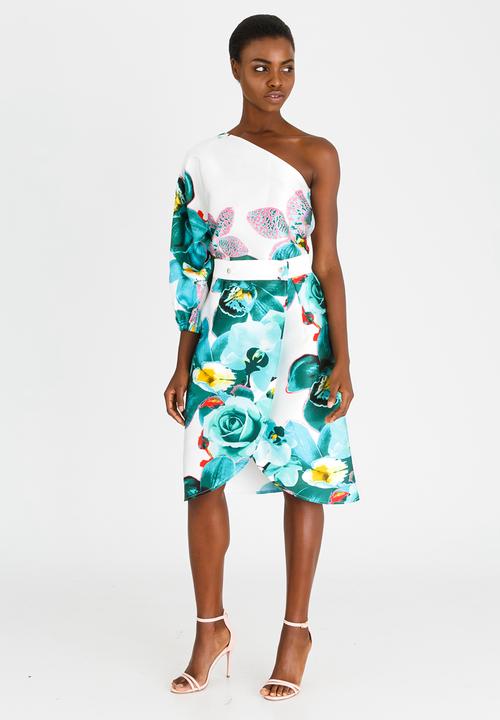 RUFF TUNG - Tula Wrap Skirt Green