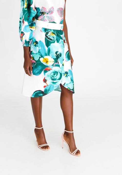 RUFF TUNG - Tula Wrap Skirt Green