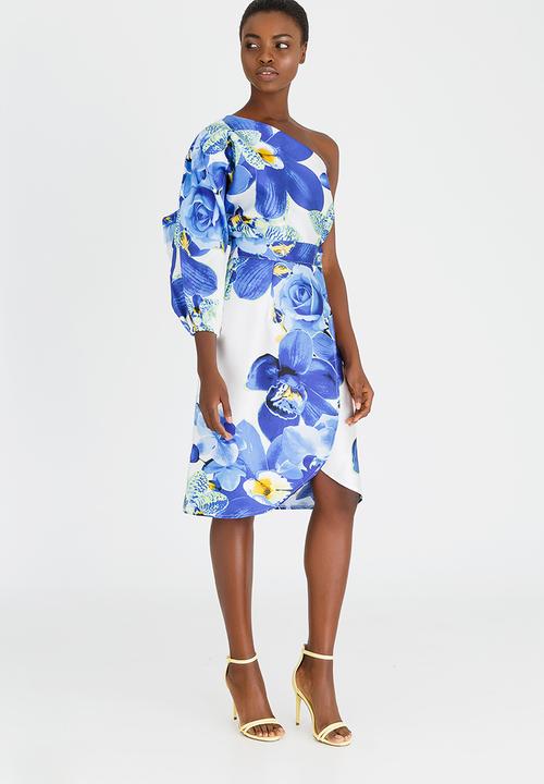 RUFF TUNG - Tula Wrap Skirt Blue