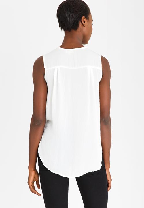 edit - Lace Back Lounge Top White