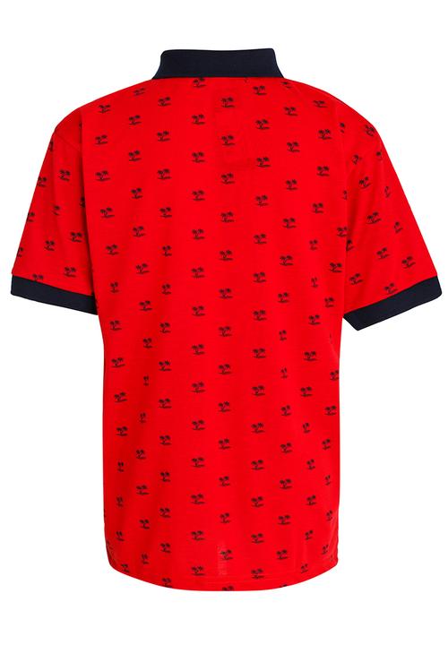 Twin Clothing - Boys Golfer Tee Dark Red