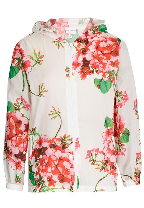 Pop Candy - Girls Floral Printed Bomber Multi-colour
