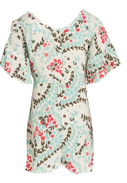 See-Saw - Jumpsuit with Frill Detail Multi-colour