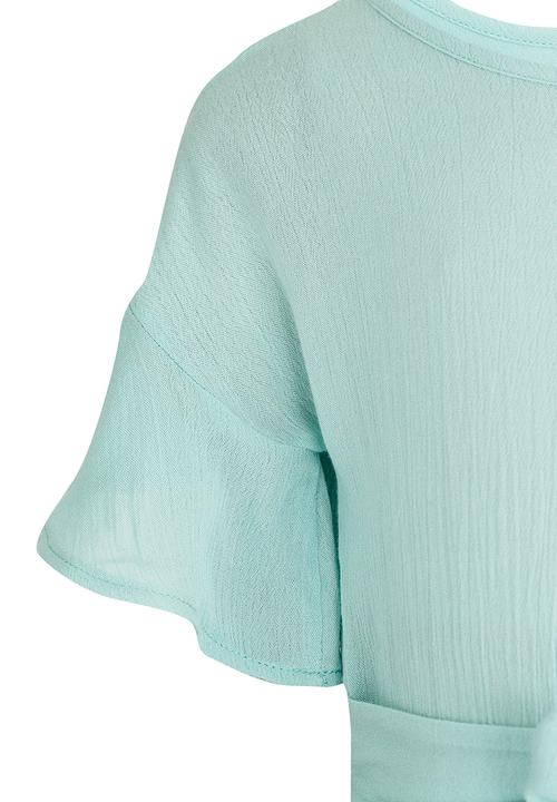 See-Saw - Jumpsuit with Frill Detail Mint