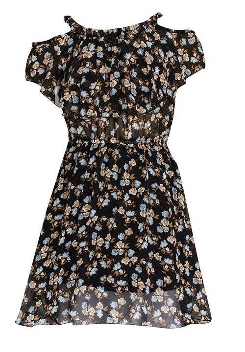 Pop Candy - Girls Printed  Dress Multi-colour