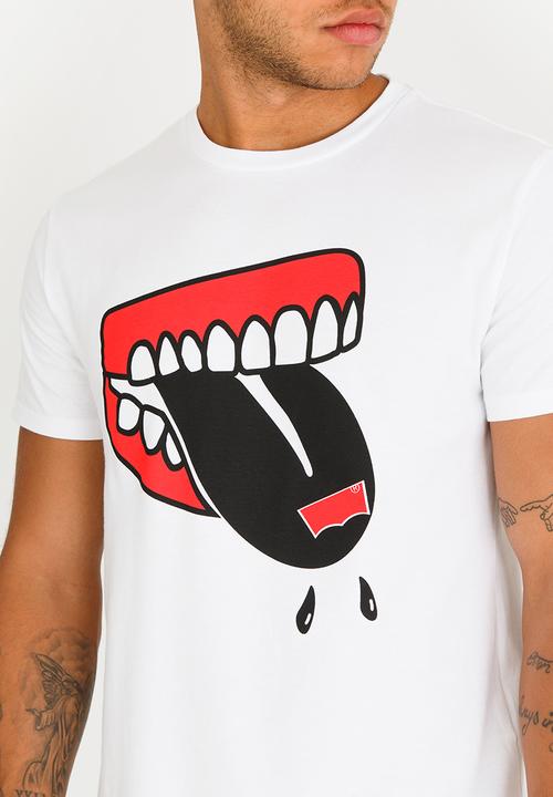 Levi’s® - Graphic Set-In-2 Chattering Teeth Tee White
