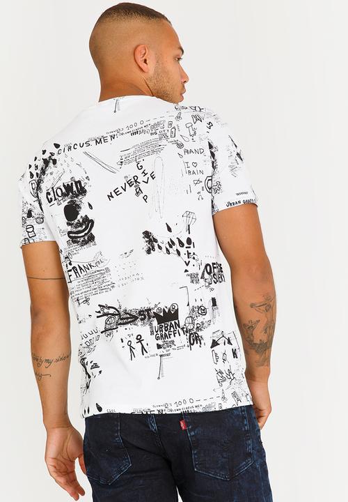 Only & Sons - Doodle Tee White