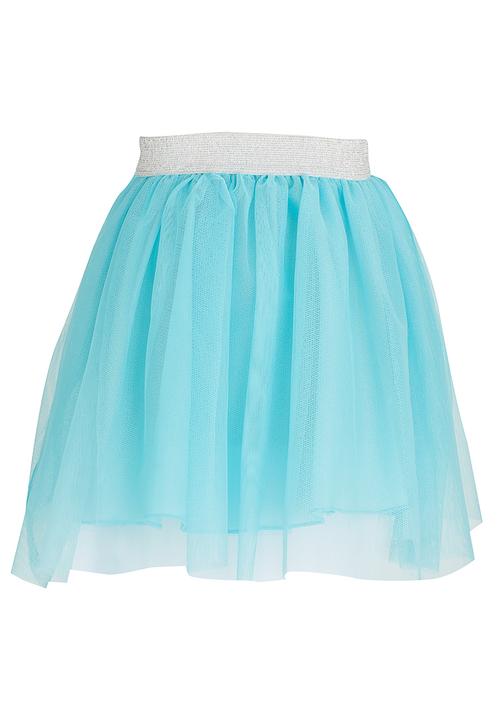 See-Saw - Barbie Mesh Skirt Aqua