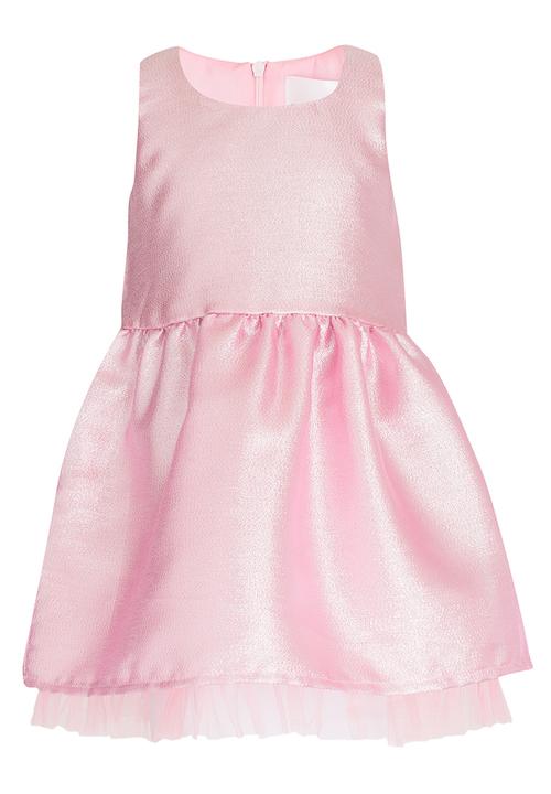 See-Saw - Fit & Flare Dress Mid Pink