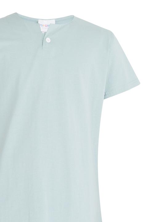 Pop Candy - Boys Henley Tee Mint