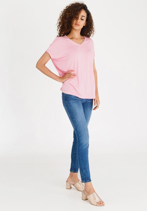 edit - Volume Tshirt Pale Pink