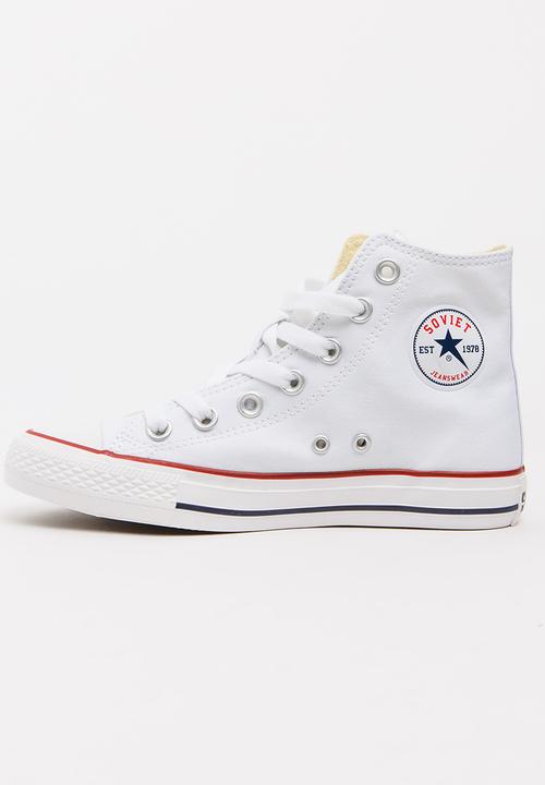 SOVIET - Viper Hi Cut Canvas Sneaker - White