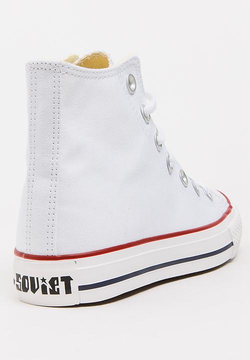 SOVIET - Viper Hi Cut Canvas Sneaker - White