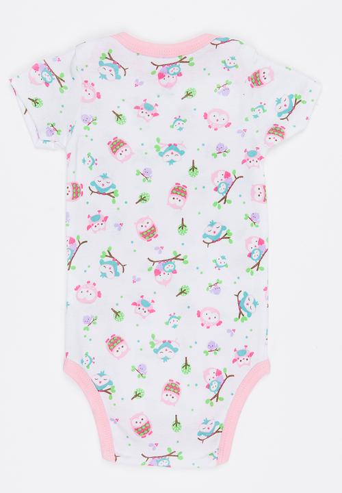 Pop Candy - Printed Bodysuit Pale Pink