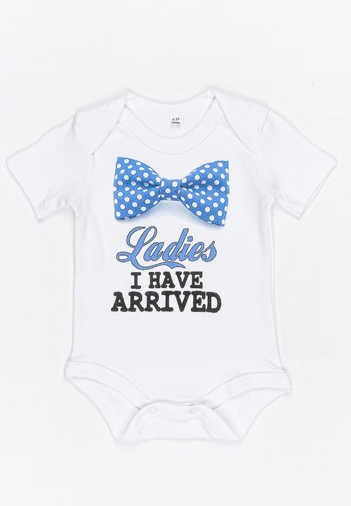 Funky Shop - Slogan Baby Grow White