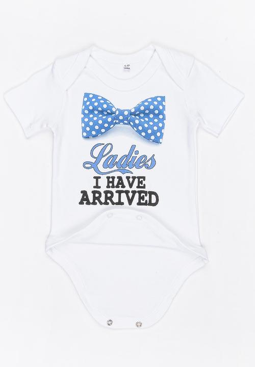 Funky Shop - Slogan Baby Grow White