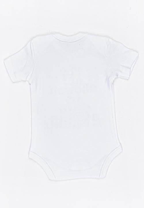 Funky Shop - Slogan Baby Grow White