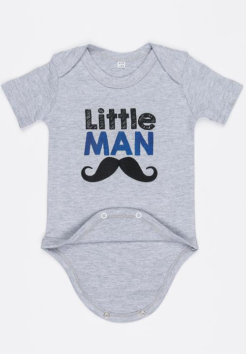 Funky Shop - Slogan Baby Grow Grey