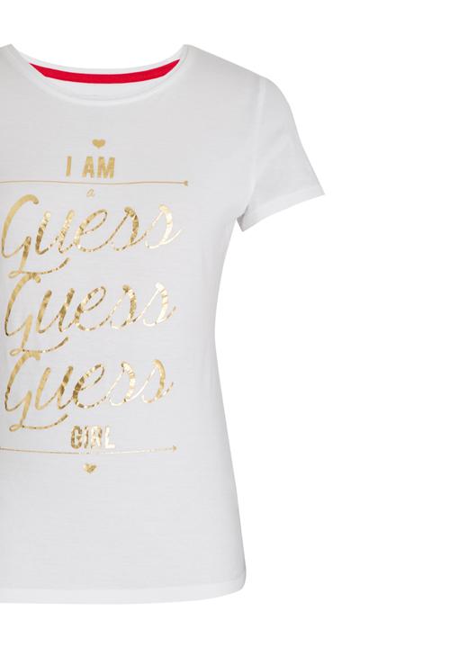GUESS - Printed Guess Tee White