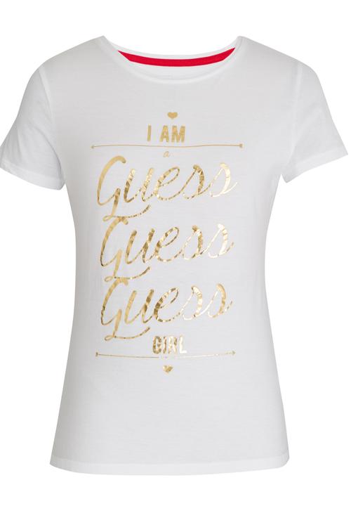 GUESS - Printed Guess Tee White