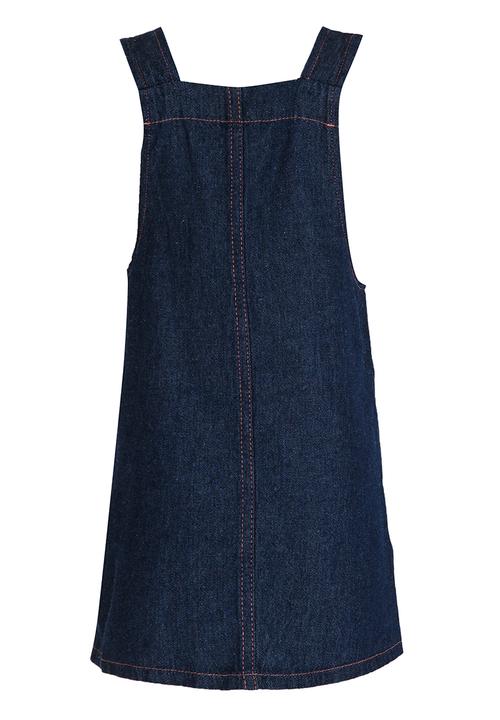 Twin Clothing - Denim Pinafore Dress Dark Blue
