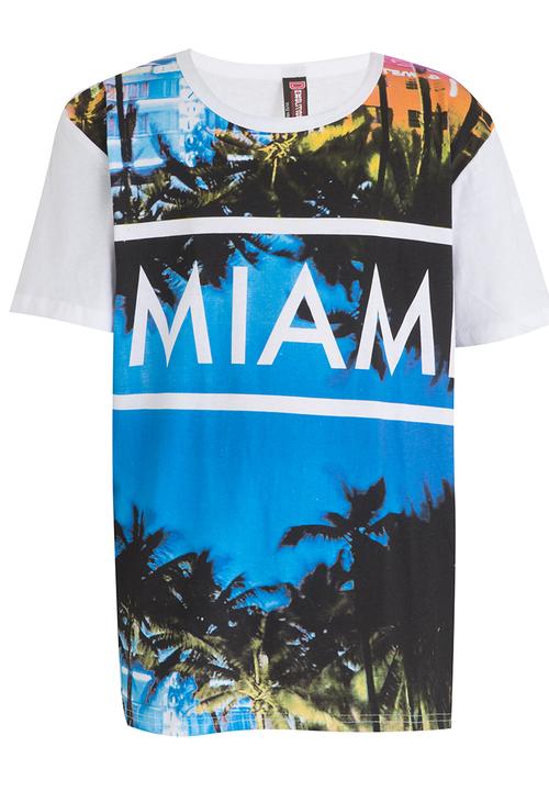 Twin Clothing - Printed Boys Tee White