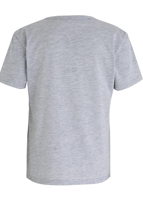 Twin Clothing - Printed Boys Tee Grey Melange