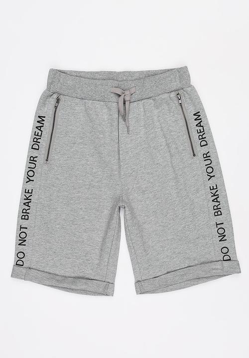 Name It - Fleece Shorts Grey Melange
