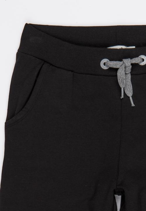 Name It - Boys Printed Sweat Joggers Black