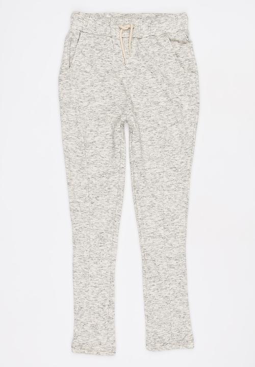 Name It - Girls Fleece Joggers Grey Melange