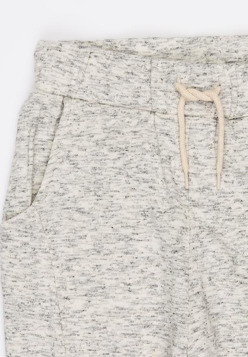 Name It - Girls Fleece Joggers Grey Melange