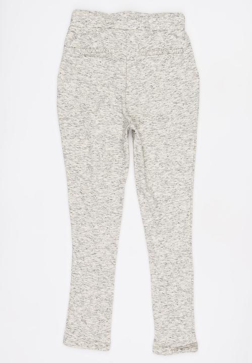 Name It - Girls Fleece Joggers Grey Melange