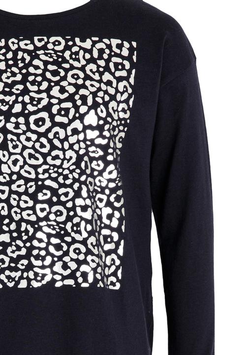Name It - Printed Boxy Tee Navy