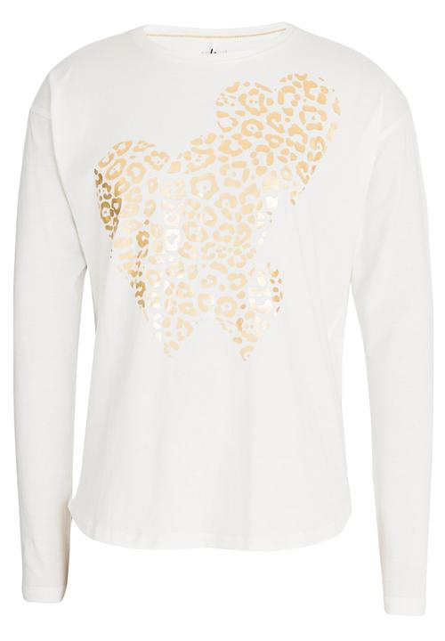 Name It - Printed Boxy Tee White