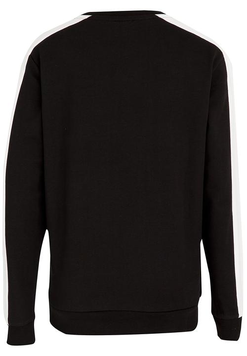 Name It - Printed Sweat Top Black