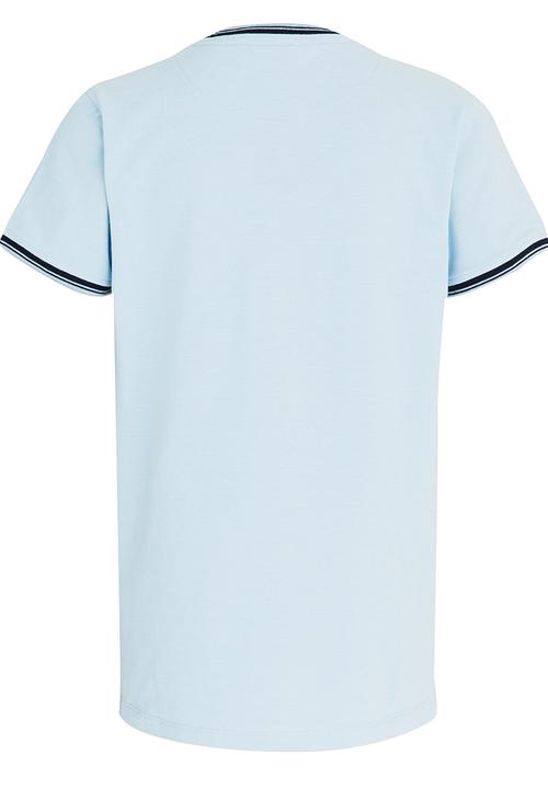 POLO - Pique SS Crew Neck Pale Blue