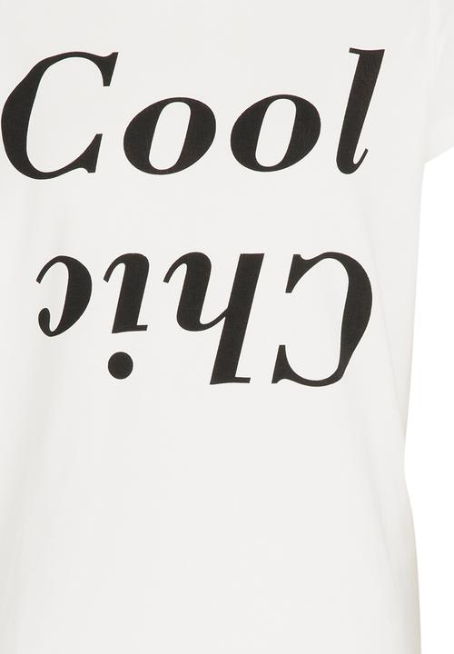Name It - Printed Tee Off White