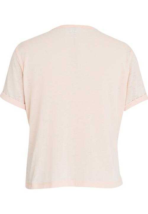 Name It - Printed Boxy Tee Pale Pink