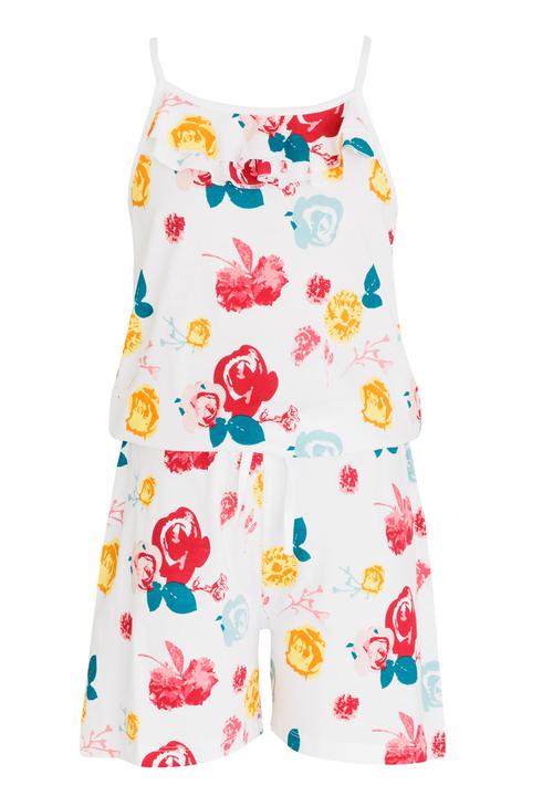 Name It - Sleeveless Playsuit White