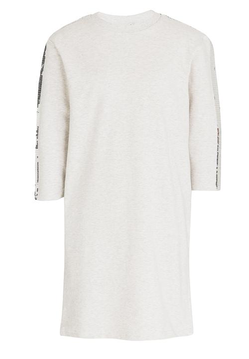 Name It - Sweater Dress with Embellishment Grey Melange