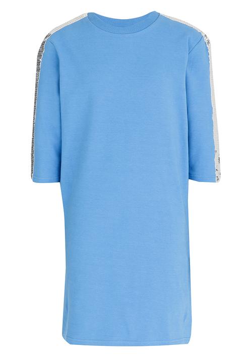 Name It - Sweater Dress with Embellishment Pale Blue