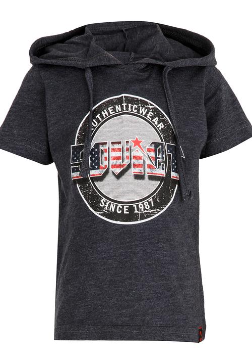 SOVIET - Santos Hooded Tee Blue