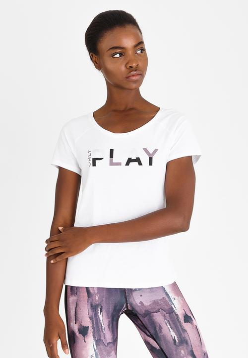 ONLY Play - Linda Short Sleeve Box Tee White