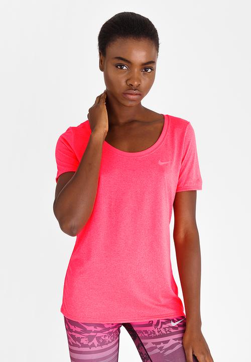 Nike - Nike Womens Dry Tee Mid Pink