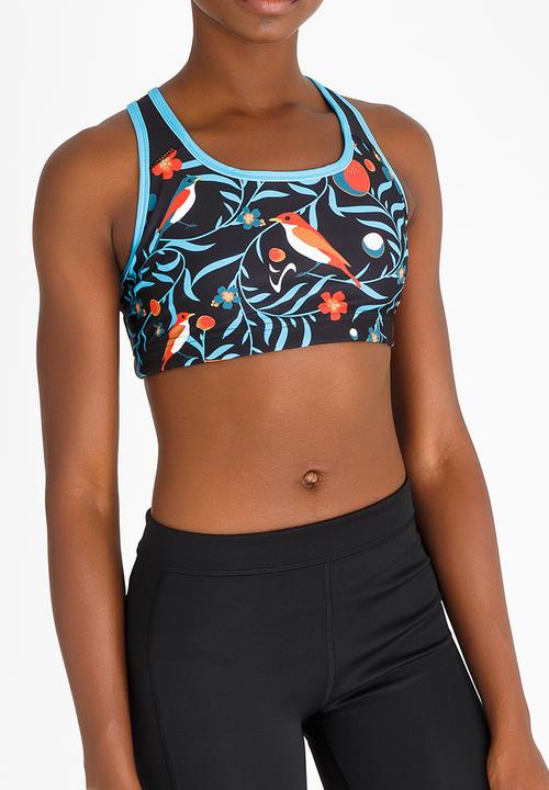 Vivolicious - Sugarbird Intensity Sportsbra Black and Blue