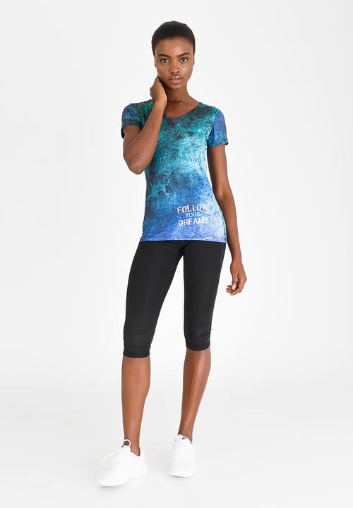 Vivolicious - Follow Your Dreams Pro Cool V-neck Tee Blue